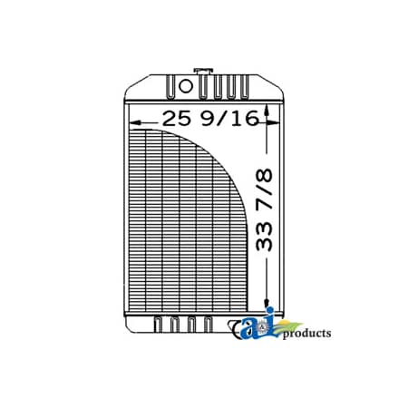 A & I Products Radiator 45" x31.7" x10.7" A-AH169362